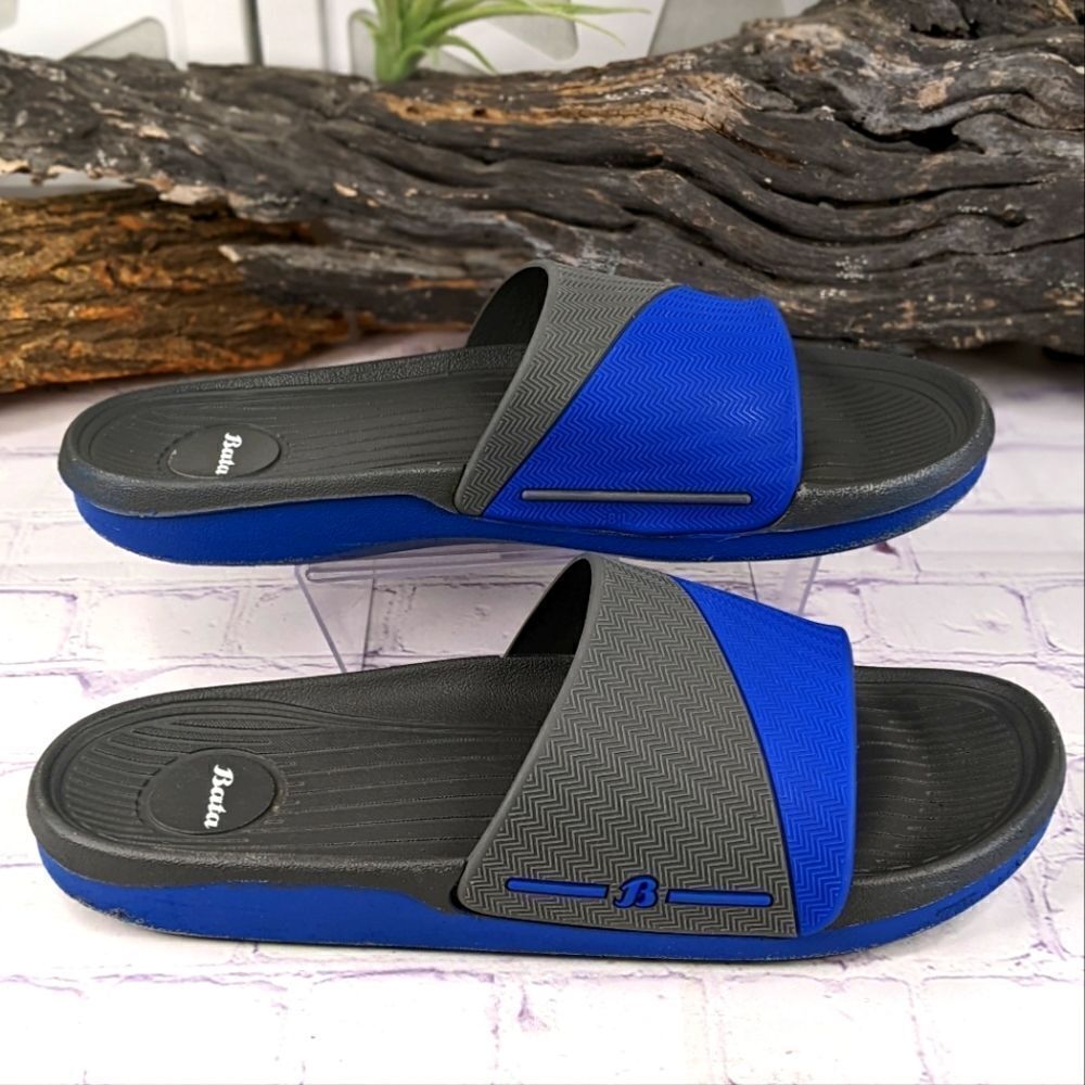 BATA Men's Samule Slipper Slides - Picture 3 of 11